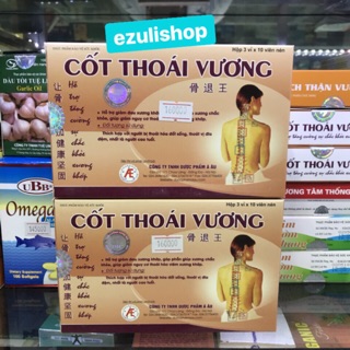 CỐT THOÁI VƯƠNG hỗ trợ điều trị thoái hoá đốt sống, thoát vị đĩa đệm
