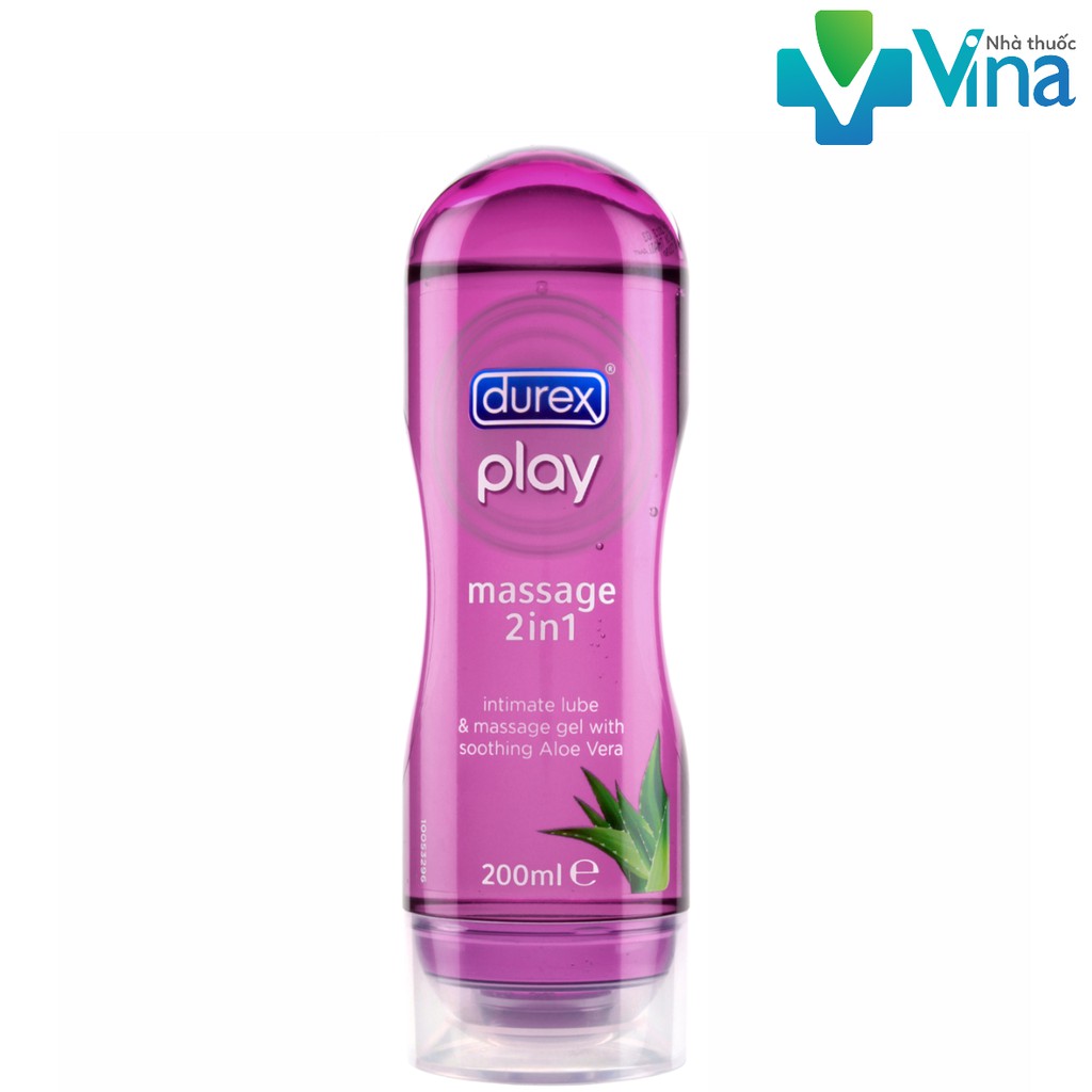 Gel bôi trơn cao cấp Durex Play Massage 2 in 1 200ml