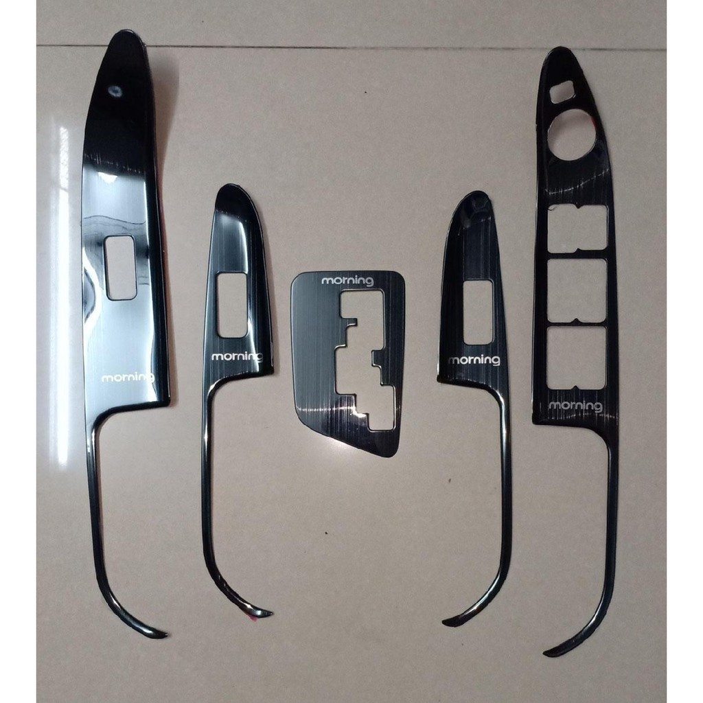 Ốp nội thất titan xe Kia Morning đời 2012 2013 2014 2015 2016 2017 2018 2019 2020 BẢN AT(SỐ TỰ ĐỘNG)