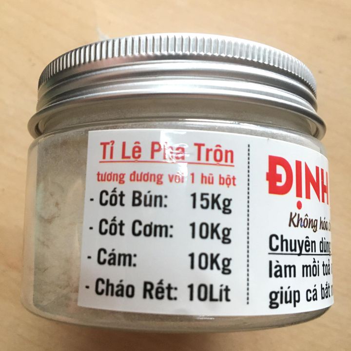 Hủ Bột Định Hương TN Trộn Mồi Câu Cá