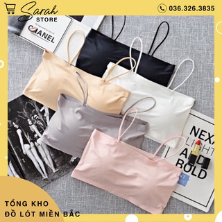 Áo Bra Su Quây Trơn 2 Dây, Có mút đệm ngực