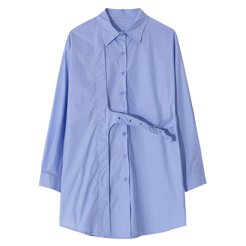 Áo Sơ Mi Dài Tay Cổ Bẻ Thời Trang Hàn Quốc Cho Nữ