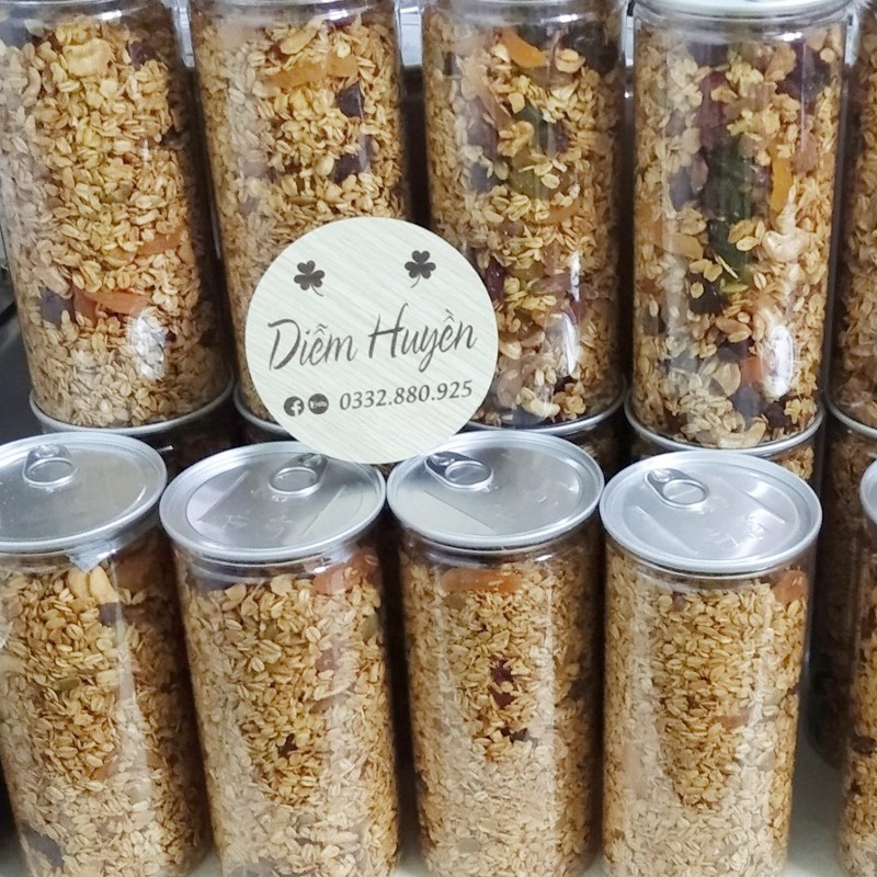 Granola Ngũ Cốc Hạt Mix Không Đường Sấy Khô Tự Nhiên