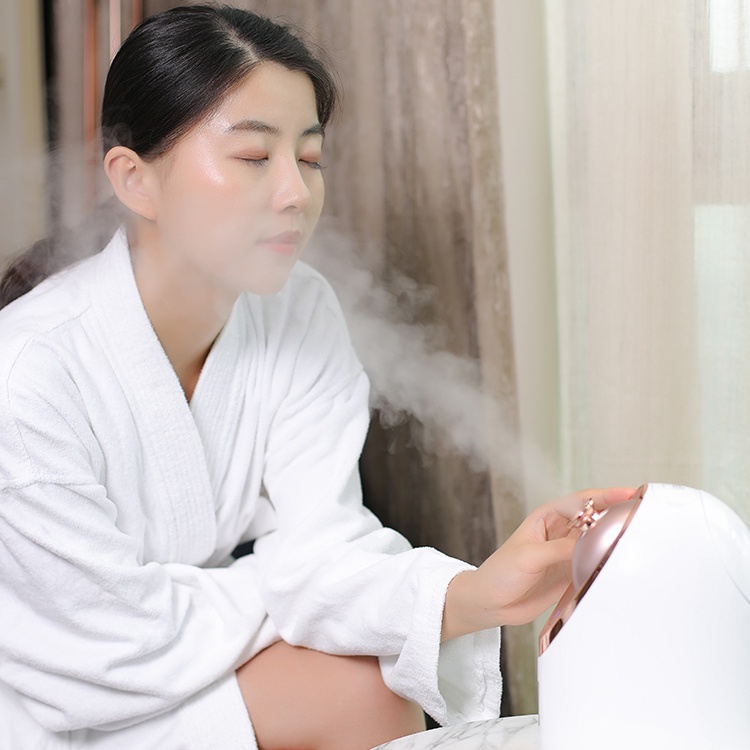 Máy Xông Hơi Mặt - Máy Xông Mặt Hot and Cold MKS-X75 - Làm Sạch Da Mặt, Loại Bỏ Bụi Bẩn, Tăng Hấp Thụ Dưỡng Chất Cho Da