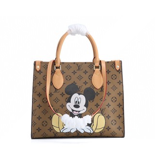 Túi Xách Tay In Hình Chuột Mickey Dễ Thương