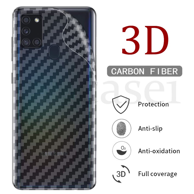 Dán Lưng Điện Thoại Cacbon Chống Vân Tay Cho Samsung ss Galaxy A11 A12 A21s A31 A51 A71 M11 M12 M14 M51 M54 A50 A50s A20 A20s A10s A30 A30s A70 A70s 4G 5G 2023