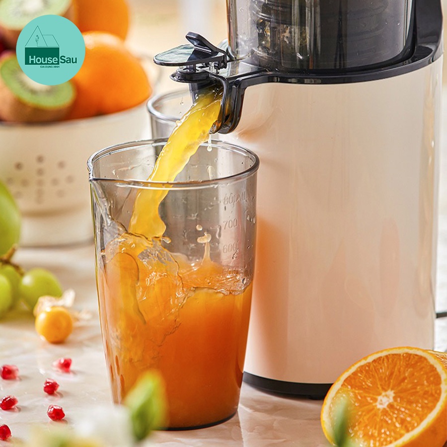 Máy ép hoa quả chậm, Máy ép trái cây cổ to BEAR YZJ-C02S5