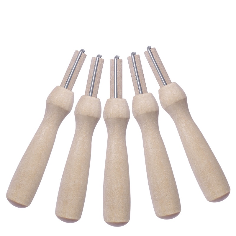 Bút Len Chọc Cán Gỗ, Nguyên Liệu Len Chọc Handmade