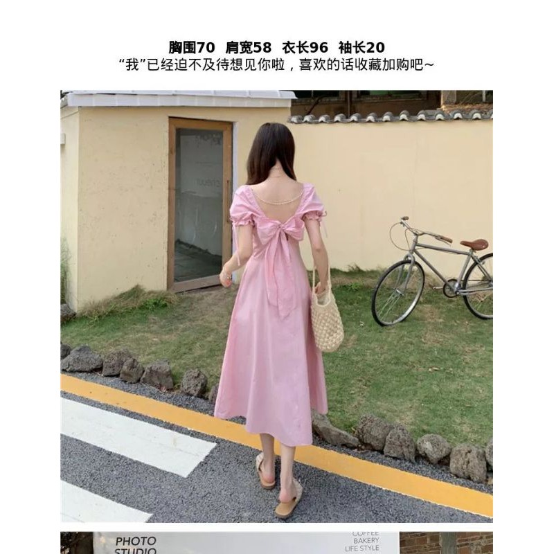 (L214) Đầm tiểu thư thắt nơ (bảng size ở cuối) | BigBuy360 - bigbuy360.vn