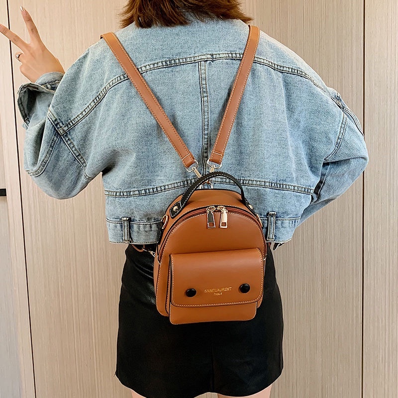 BALO MINI DA PU THỜI TRANG NỮ SIÊU XINH THÍCH HỢP ĐI CHƠI HÒ HẸN BALO XÁCH TAY PHONG CÁCH HÀN QUỐC BLN43H079