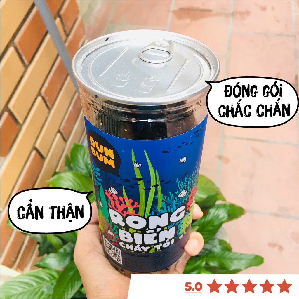Rong biển cháy tỏi 150g DumBum đồ ăn vặt Hà Nội vừa ngon vừa rẻ | BigBuy360 - bigbuy360.vn
