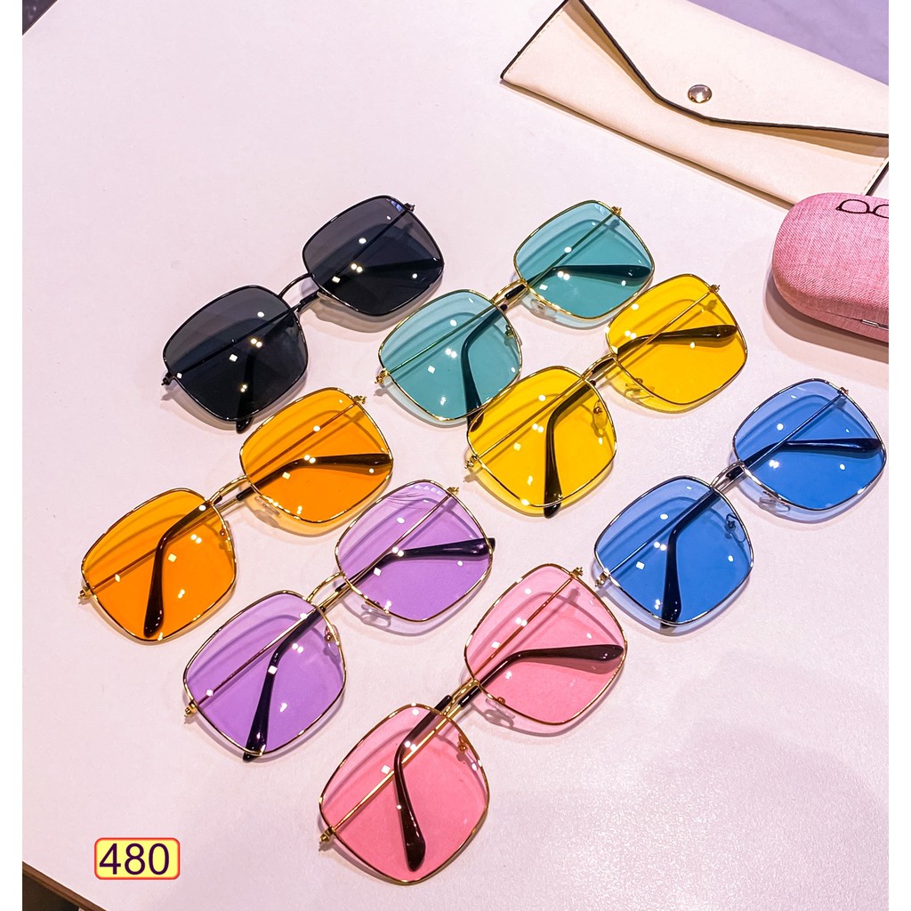 [Mã FARSSTGRE giảm 5K đơn bất kỳ] MẮT KÍNH THỜI TRANG FORM VUÔNG HOT TREND 480 PHONG CÁCH HÀN QUỐC | BigBuy360 - bigbuy360.vn