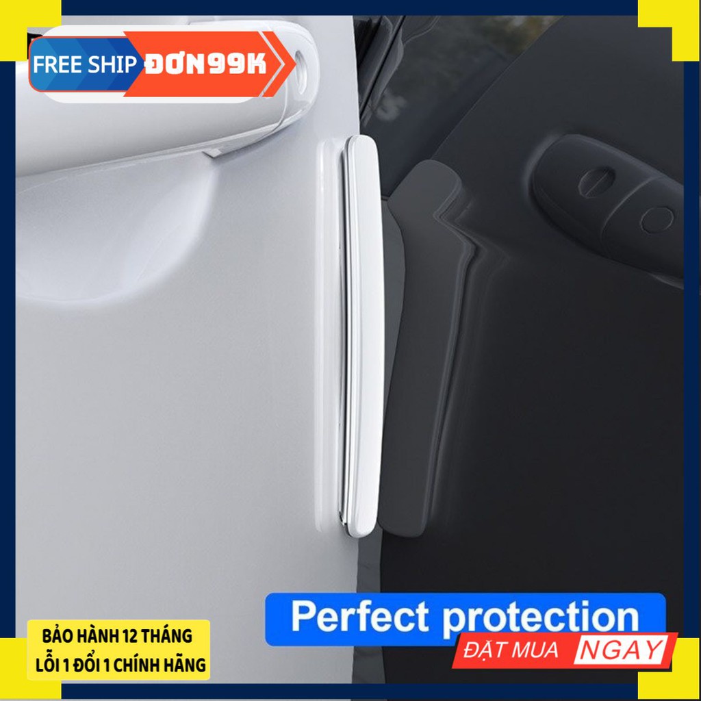 Bộ 4 miếng dán cửa xe ô tô chống trầy Baseus Streamlined Car Door Bumper Strip Giá tốt nhất shopee