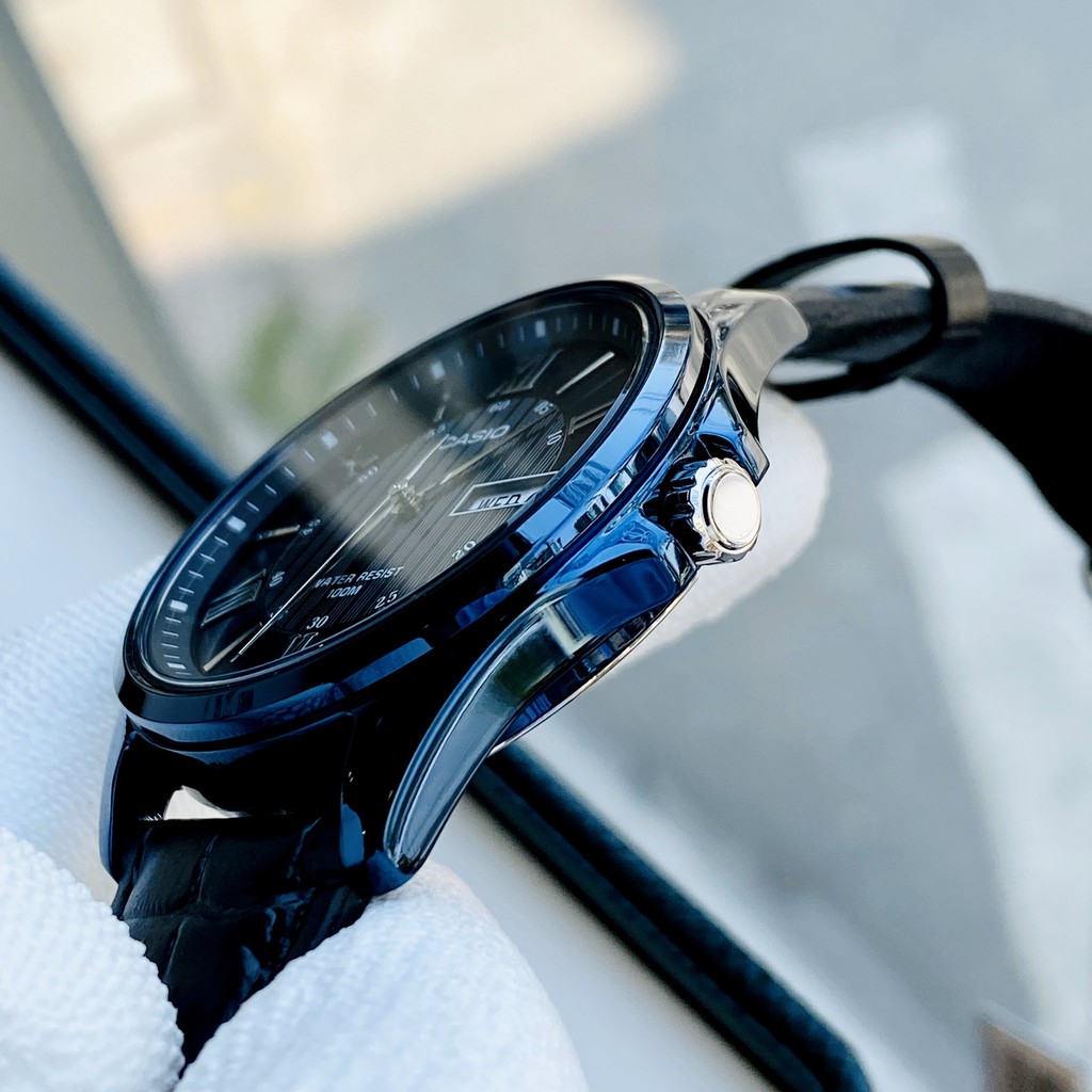 Đồng hồ nam Casio MTP 1384BUL-1 dây da cao cấp giá rẻ | BigBuy360 - bigbuy360.vn