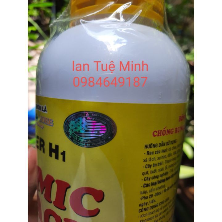 [Giá sỉ] Humic acid 322 chai 1 lít - phân bón lá growmore