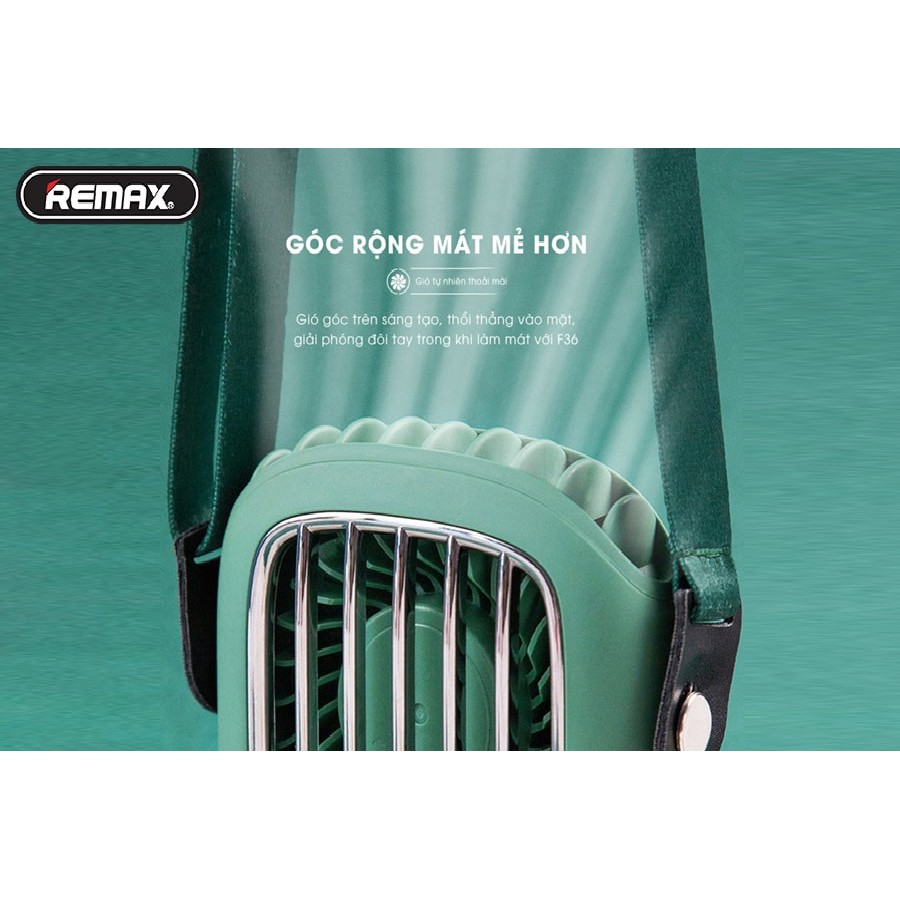 Quạt đeo Cổ Remax F36 chính hãng, bảo hành 6 tháng | BigBuy360 - bigbuy360.vn