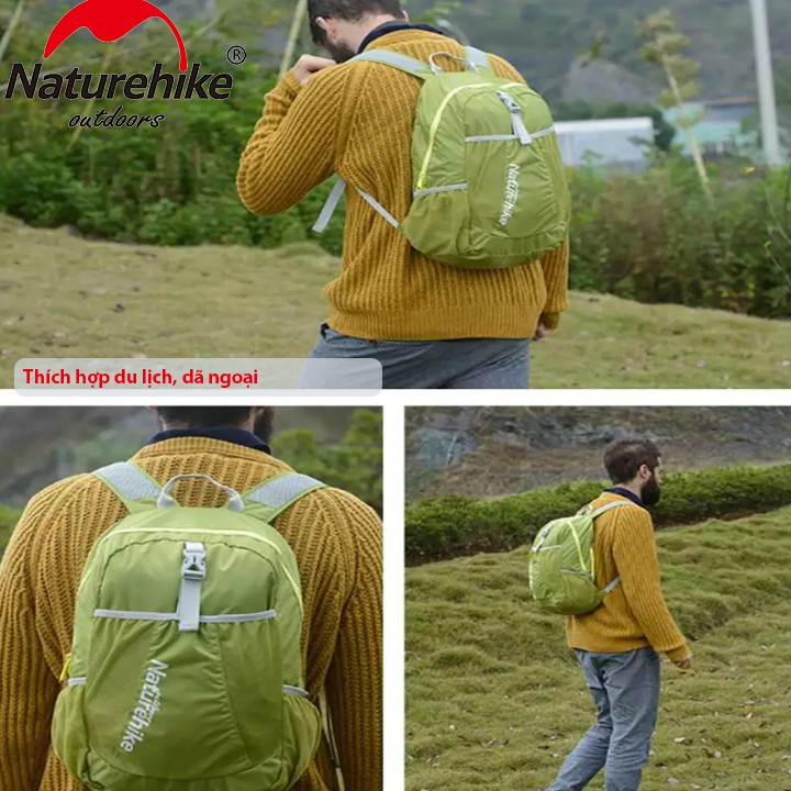 Balo gấp gọn chống thấm nước Naturehike NH15A119-B dung tích 22L