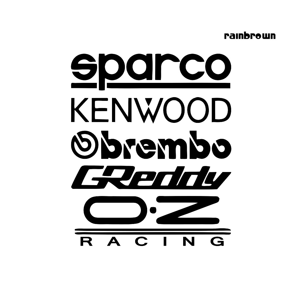 Miếng Dán Chữ Chống Thấm Nước Trang Trí Cửa Xe Hơi