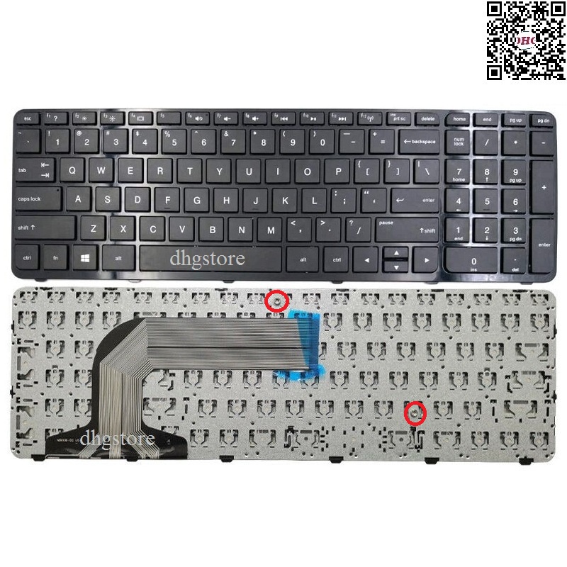 Bàn phím laptop HP Pavilion 17-N, 17-E, 17-E100, 17-E000, 17-E010ED, 17-E050US, 17-E150US Có Khung