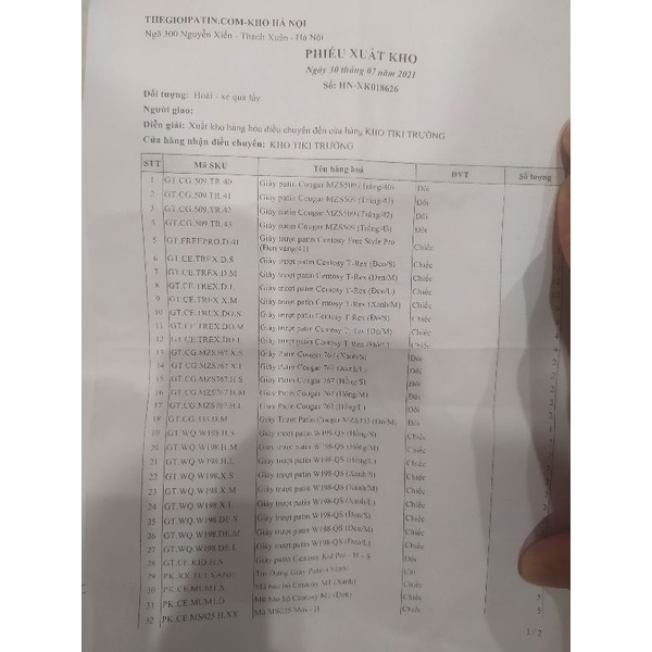 Giày Patin W198 - QS phiên bản 8 bánh phát sáng cao su đặc