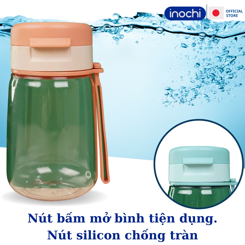 Bình nước Goki Hero 350ml inochi bình đựng nước cho bé