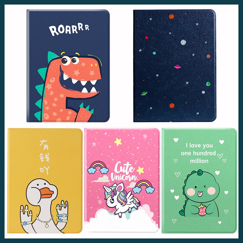 Ốp máy tính bảng họa tiết hoạt hình cho Ipad Air 4/3/2/1 Ipad 9/8/7/10.2/MINI 5/4/3/2/1/Ipad 2/Ipad3/Ipad4/Pro 9.7/PRO11/2017/2018