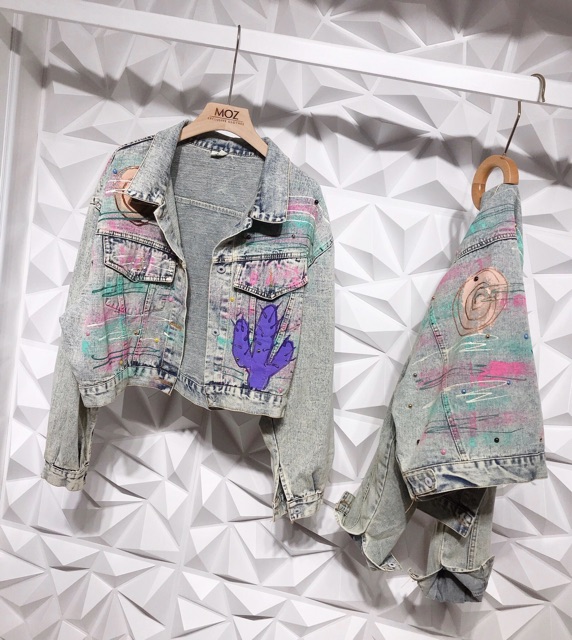 Áo bò vẩy sơn cá tính