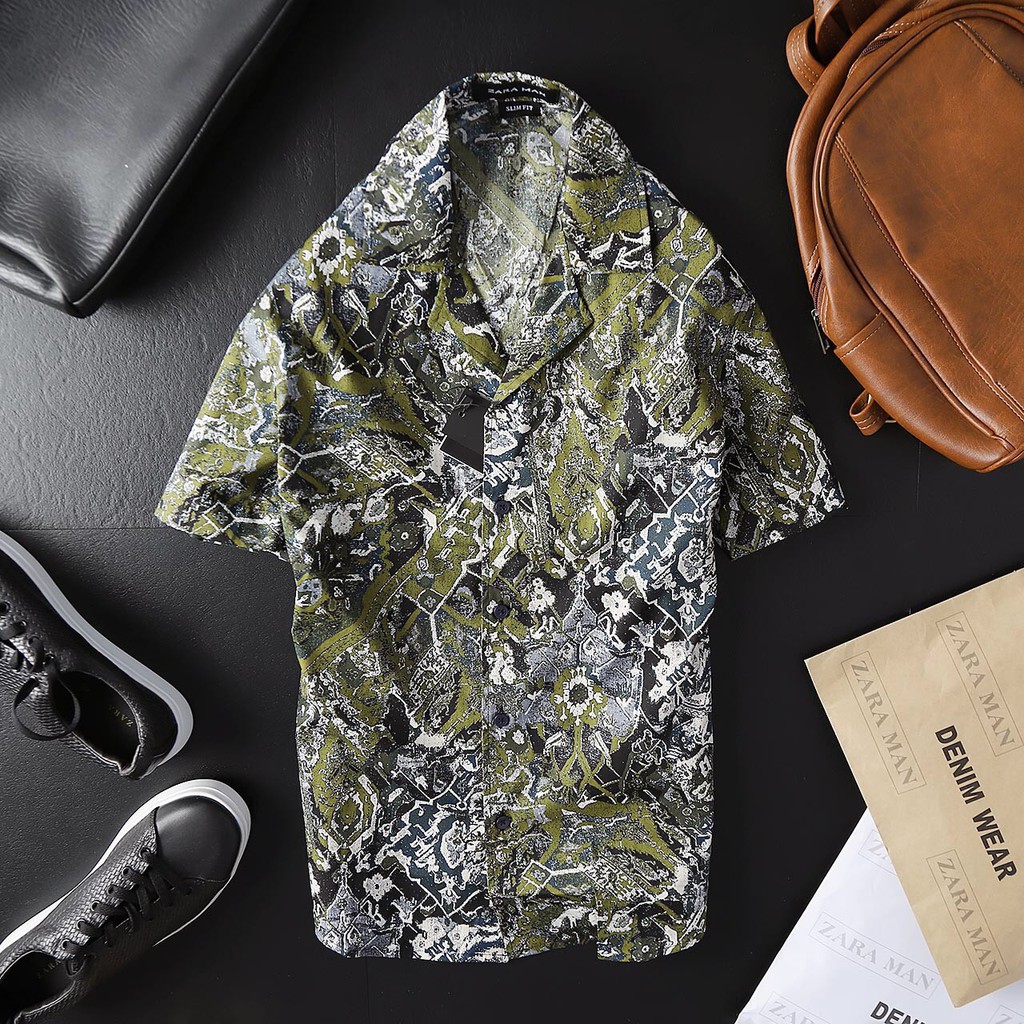 Sơ mi họa tiết mùa hè