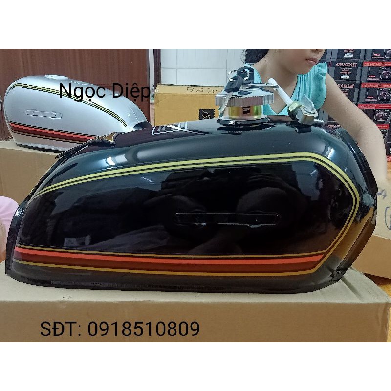 Thùng xăng CD 50 Đen