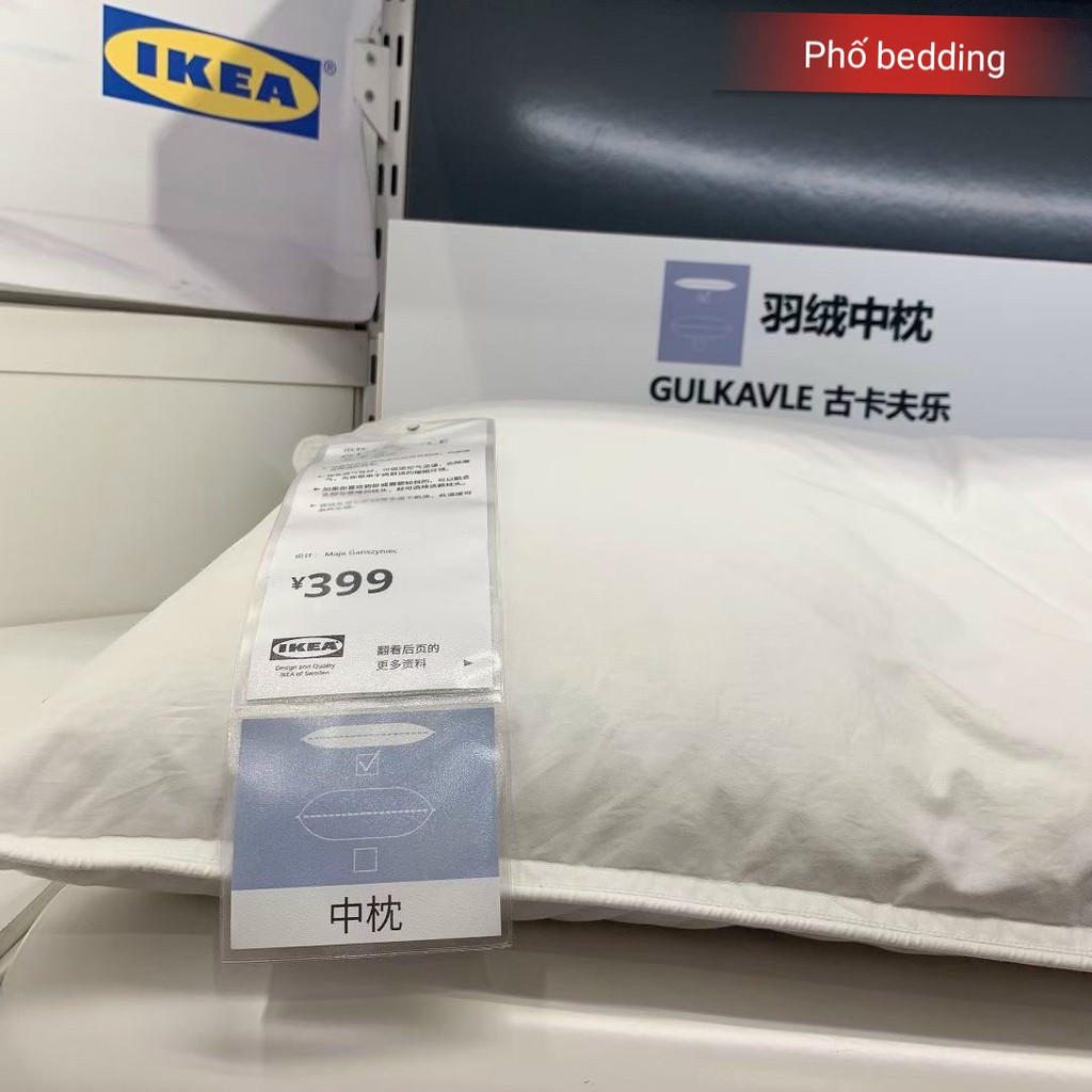 [HỖ TRỢ FREESHIP EXTRA LÊN ĐẾN 70K] GỐI LÔNG VŨ IKEA HÀNG NHẬP KHẨU