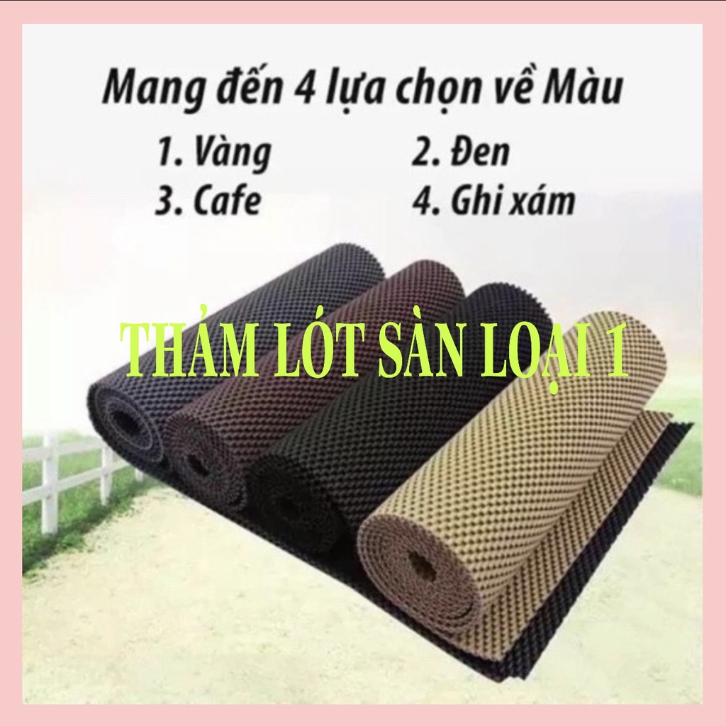 Thảm Lót Cốp, Lót Sàn Băng Trước Ô Tô Xe Hơi Cao Su ⚡Tấm 60Cm x 1.5M⚡ Thảm Lót Khoang Hành Lý