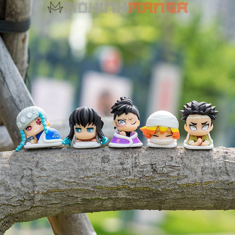 Combo 5 mô hình petit Kimetsu No Yaiba Thanh Gươm Diệt Quỷ Tanjiro Nezuko Zenitsu Giyuu Rengoku Muichiro Inosuke Shinobu