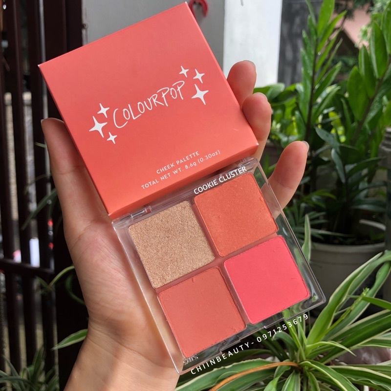 Có sẵn - Bảng phấn má hồng Colourpop Cheek Palette (Cookie cluster, Extra Glazed, Sugar Frosted, Tea Cakes)