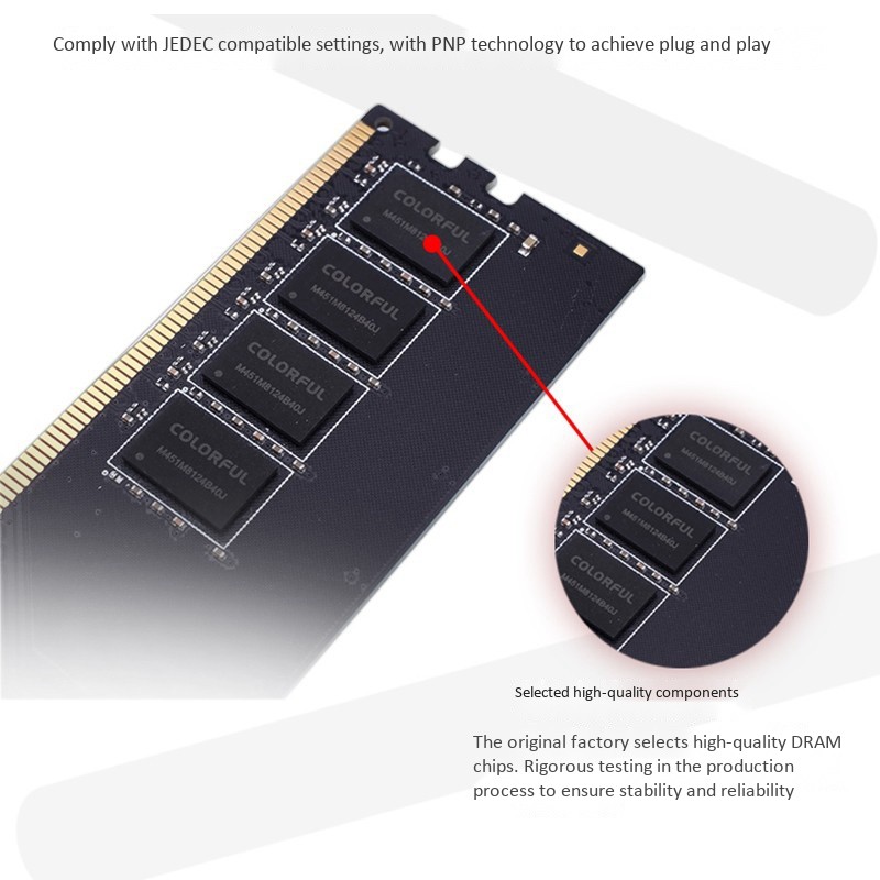 Thẻ Nhớ Đơn 4g Ddr4 2666mhz 168pin Tsop Ii Chuyên Dụng Cho Game Thủ | BigBuy360 - bigbuy360.vn