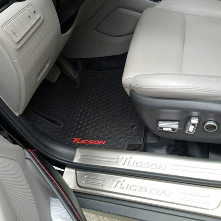 Lót sàn cao su đúc Tucson 2015 - 2023 Hàng cao cấp không mùi