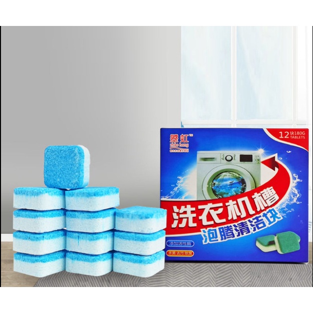 Viên Tẩy Vệ Sinh Lồng Máy Giặt - Diệt Khuẩn - Tẩy Cặn Bẩn Máy Giặt