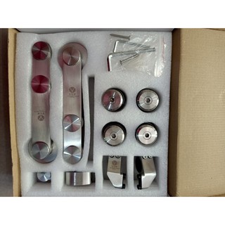 Bộ Bánh xe cửa lùa kính VVP phi 25 - inox 304