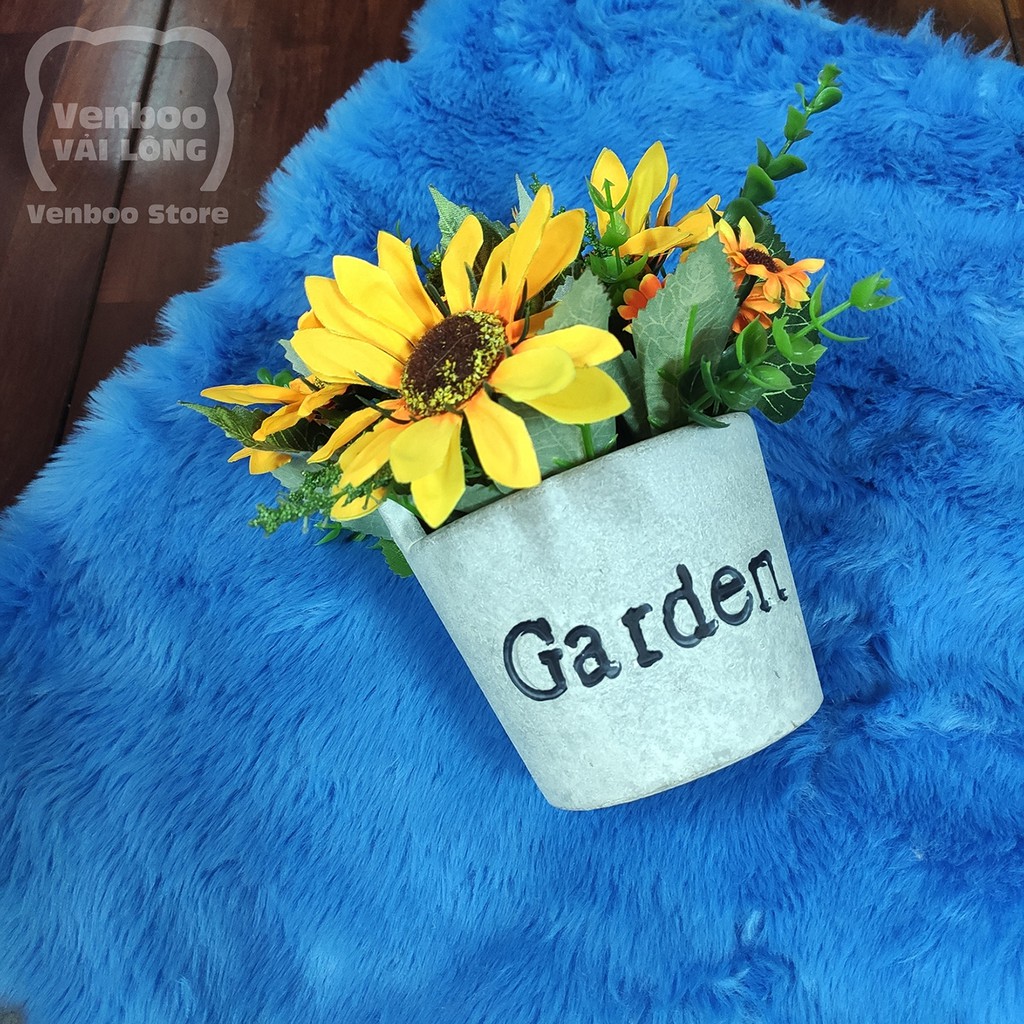 🌟 Thảm lông xanh ocean làm nền backround chụp ảnh, trải trang trí nhà cửa