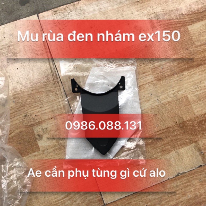 Nắp đèn hậu (mu rùa) đen nhám ex150 zin chính hãng