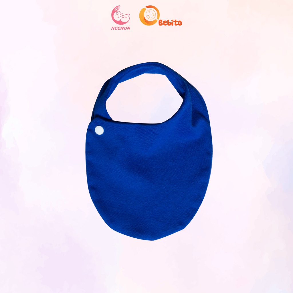 Yếm ăn dặm cho bé TURBAN yếm cúc bấm 2 nấc cao cấp chất liệu vải cotton - mã YADU01 - sp 18