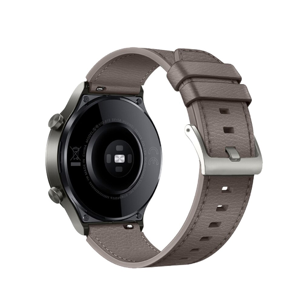 Dây đeo bằng da 22mm tích hợp cho đồng hồ thông minh Huami Amazfit Gtr 2 2e 47mm Pace Stratos 3 2 2s