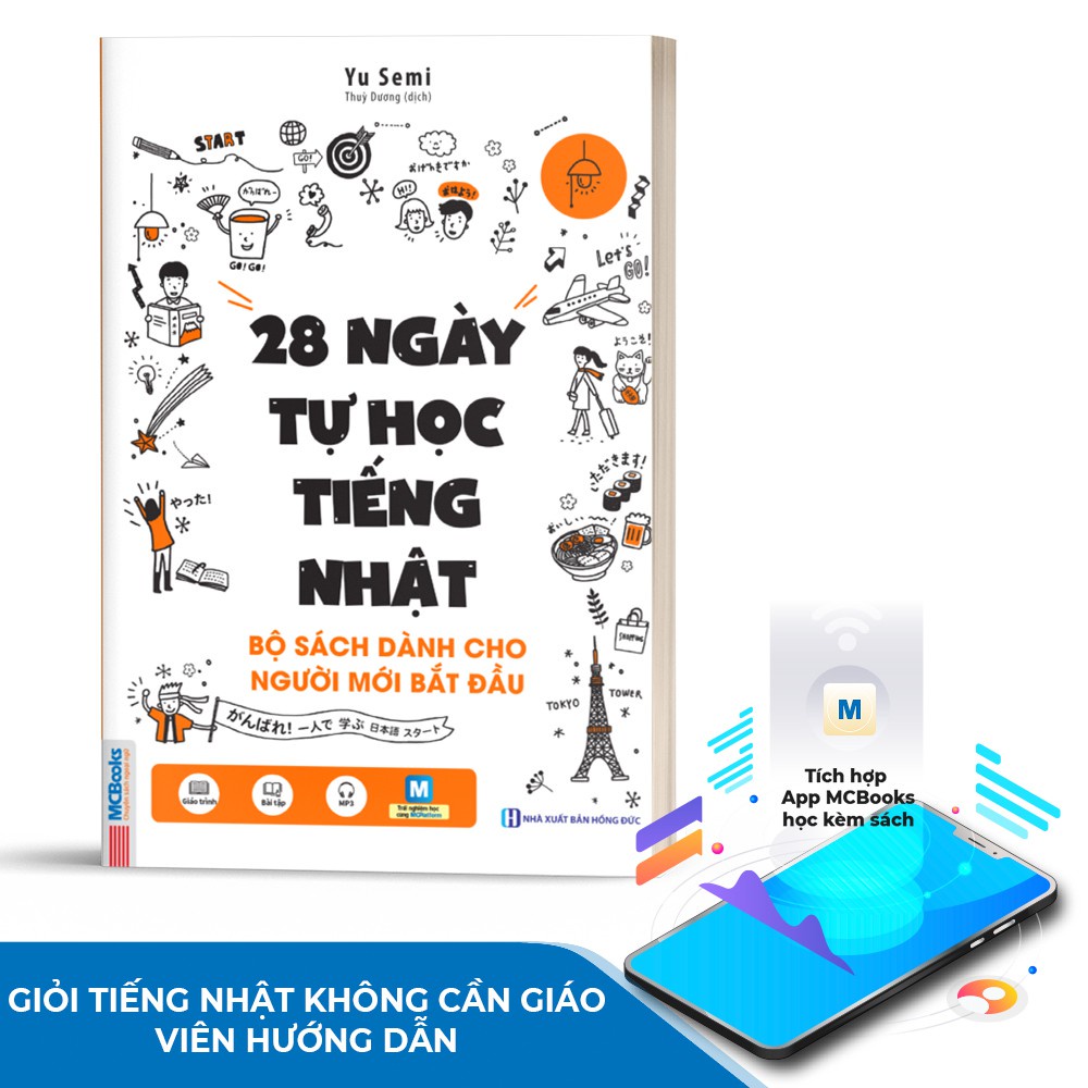 Sách 28 Ngày Tự Học Tiếng Nhật Cho Người Mới Bắt Đầu MCTN8873