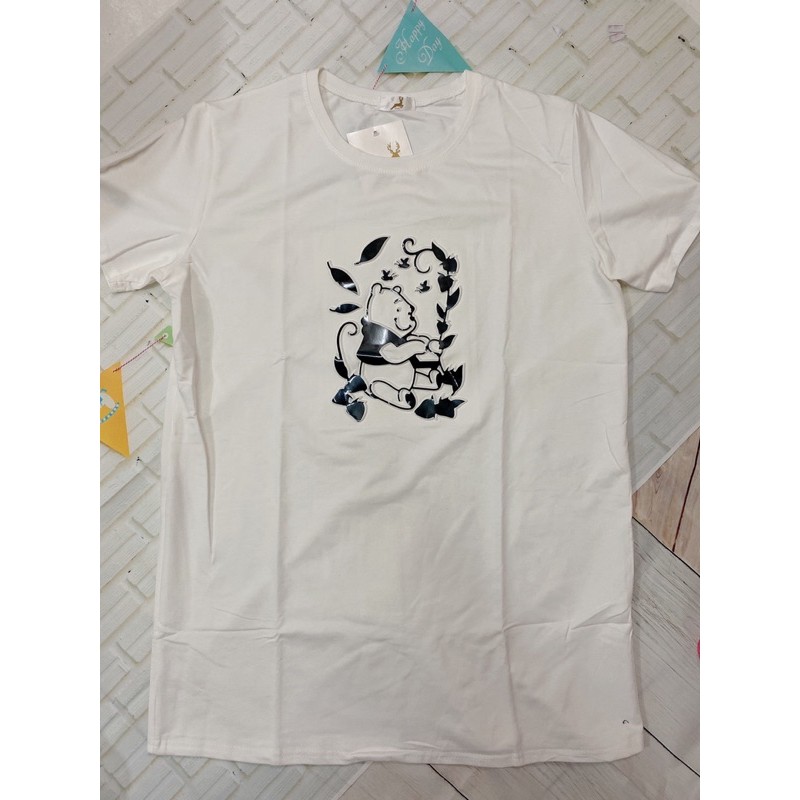 Áo thun gấu Pooh oversize