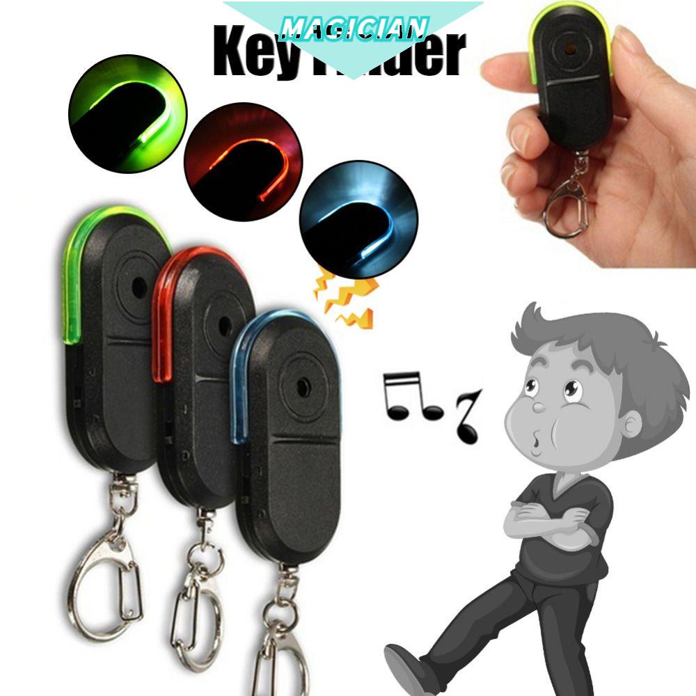 Móc Khóa Đèn LED Thông Minh Định Vị Chìa Khóa Chống Thất Lạc Có Âm Thanh Điều Khiển Âm Thanh Đa Màu