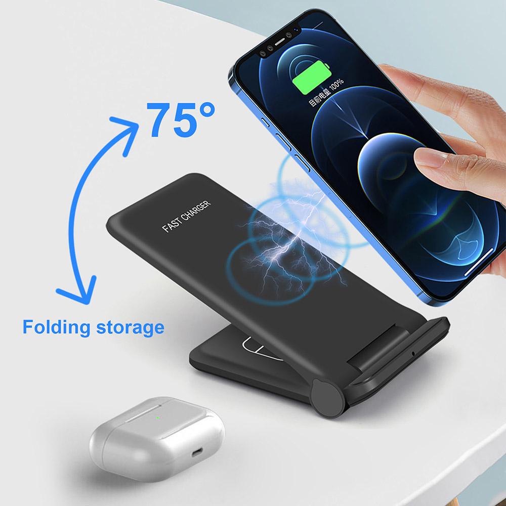 30W Qi wireless fast charging dock for iPhone 12 11 Pro XS XR 8 QC 3.0 Samsung S21 S20