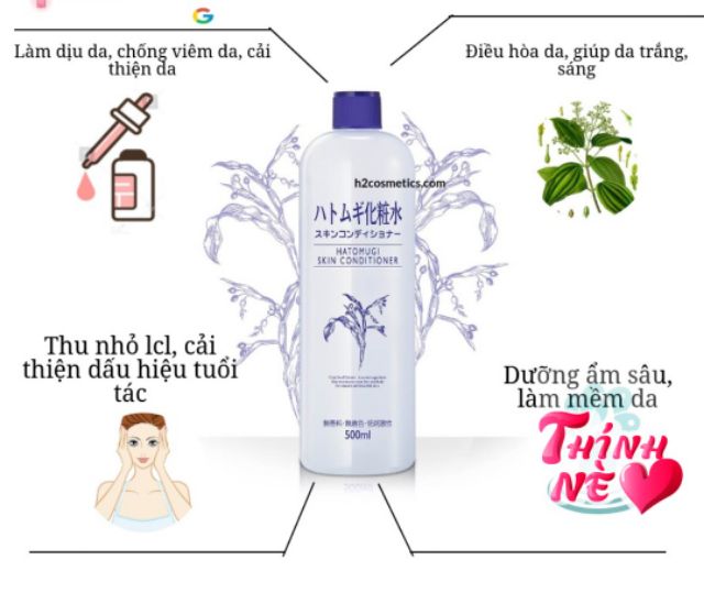 Nước Hoa Hồng Xuất Xứ Từ Nhật Naturie Skin Conditioner