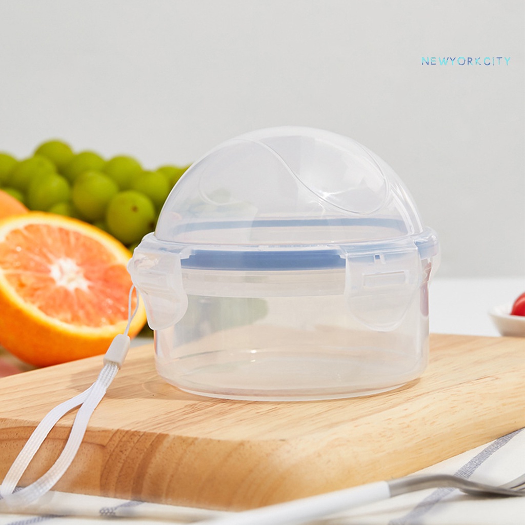 Hộp Đựng Trái Cây Để Tủ Lạnh Bằng Nhựa PP Trong Suốt Hình Quả Táo