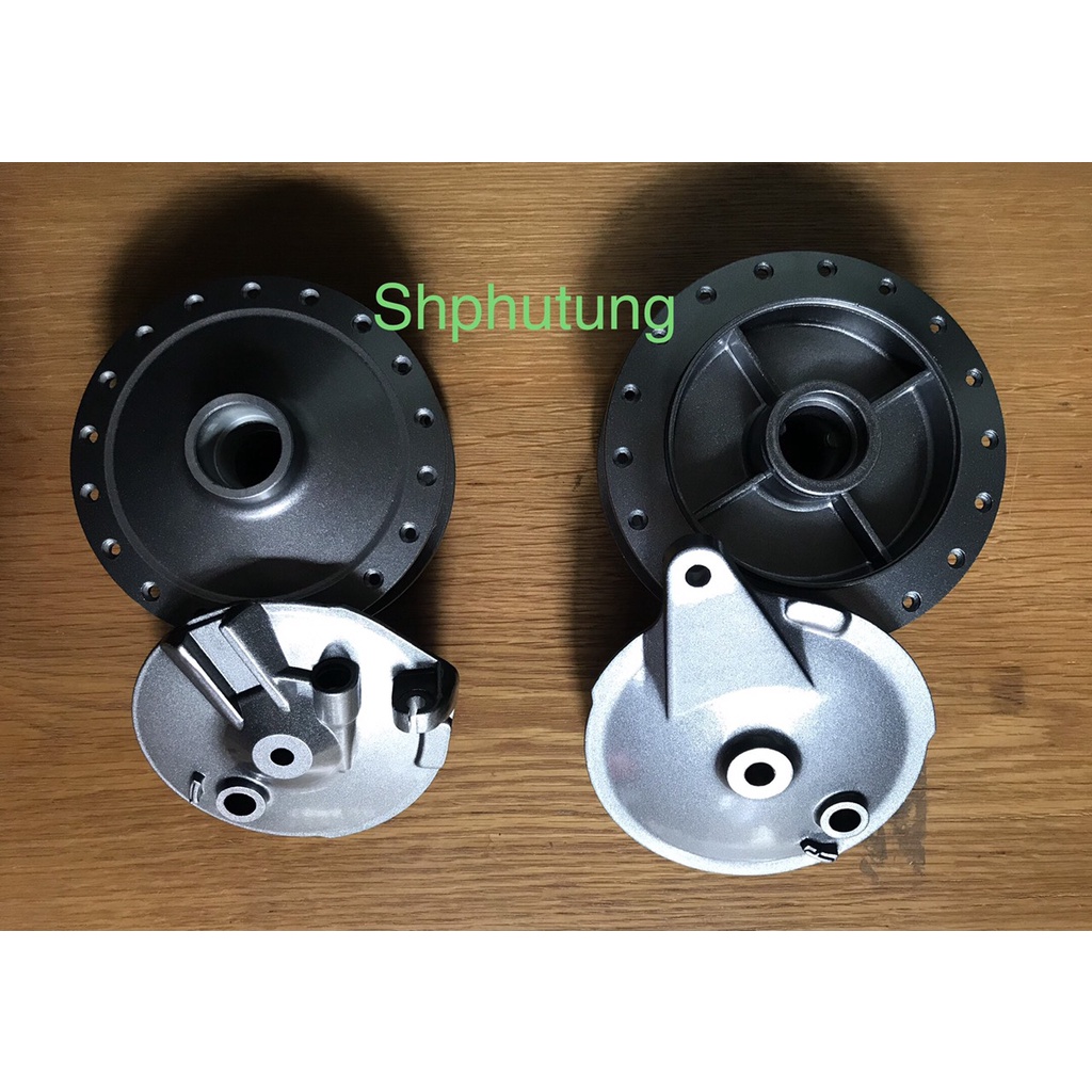 Bộ đùm trước sau thắng đùm(phanh cơ) hay thắng đĩa(phanh đĩa) zin theo xe Yamaha Sirius Jupiter Exciter 2006 2010
