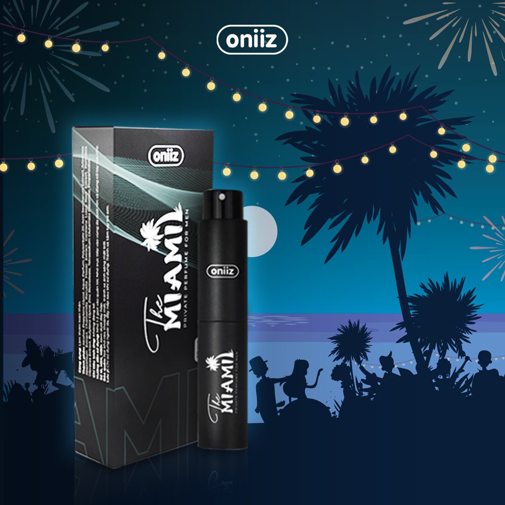 Oniiz Scent - Nước hoa vùng kín nam giới THE MIAMI thiên đường rực rỡ - Chai xịt 10ml