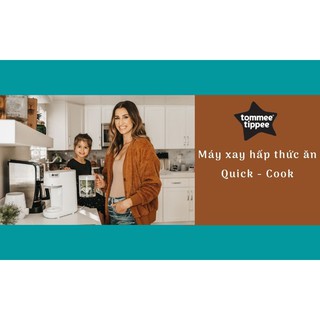Máy xay hấp thức ăn Tommee Tippee Quick-Cook